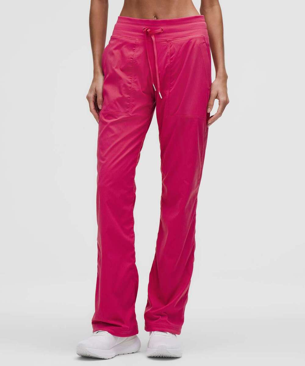 Lululemon Dance Studio Mid rise pinknoants size 14